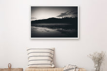 Load image into Gallery viewer, BIG BEAR LAKE SUNSET IN BLACK & WHITE