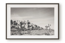 Load image into Gallery viewer, JOSHUA TREE ROCK FORMATION IN BLACK & WHITE