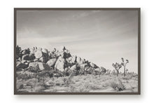 Load image into Gallery viewer, JOSHUA TREE ROCK FORMATION IN BLACK & WHITE