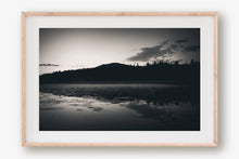 Load image into Gallery viewer, BIG BEAR LAKE SUNSET IN BLACK & WHITE