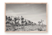 Load image into Gallery viewer, JOSHUA TREE ROCK FORMATION IN BLACK & WHITE