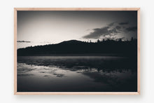 Load image into Gallery viewer, BIG BEAR LAKE SUNSET IN BLACK & WHITE