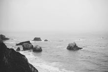 Load image into Gallery viewer, BIG SUR COASTLINE IN BLACK & WHITE