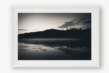 Load image into Gallery viewer, BIG BEAR LAKE SUNSET IN BLACK & WHITE