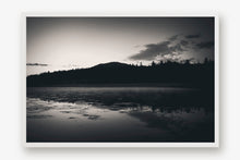 Load image into Gallery viewer, BIG BEAR LAKE SUNSET IN BLACK & WHITE